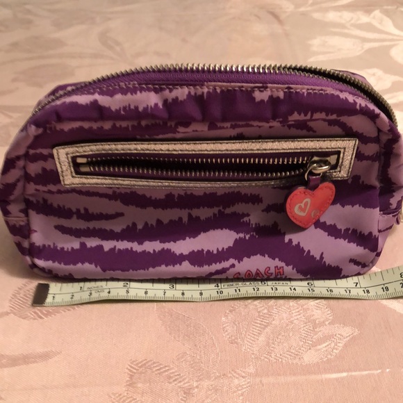 🆕🆕COACH POPPY MAKEUP BAGS TWO TONES OF PURPLE - Picture 6 of 9